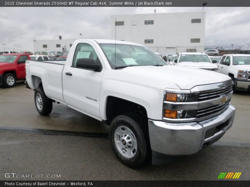 Summit White / Jet Black/Dark Ash 2015 Chevrolet Silverado 2500HD WT Regular Cab 4x4