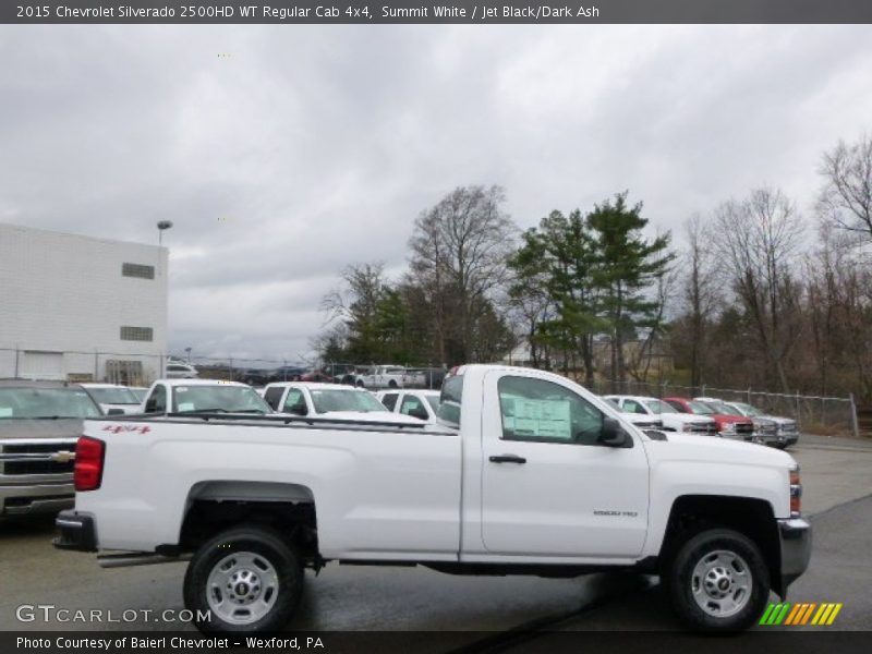 Summit White / Jet Black/Dark Ash 2015 Chevrolet Silverado 2500HD WT Regular Cab 4x4