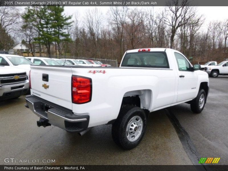 Summit White / Jet Black/Dark Ash 2015 Chevrolet Silverado 2500HD WT Regular Cab 4x4