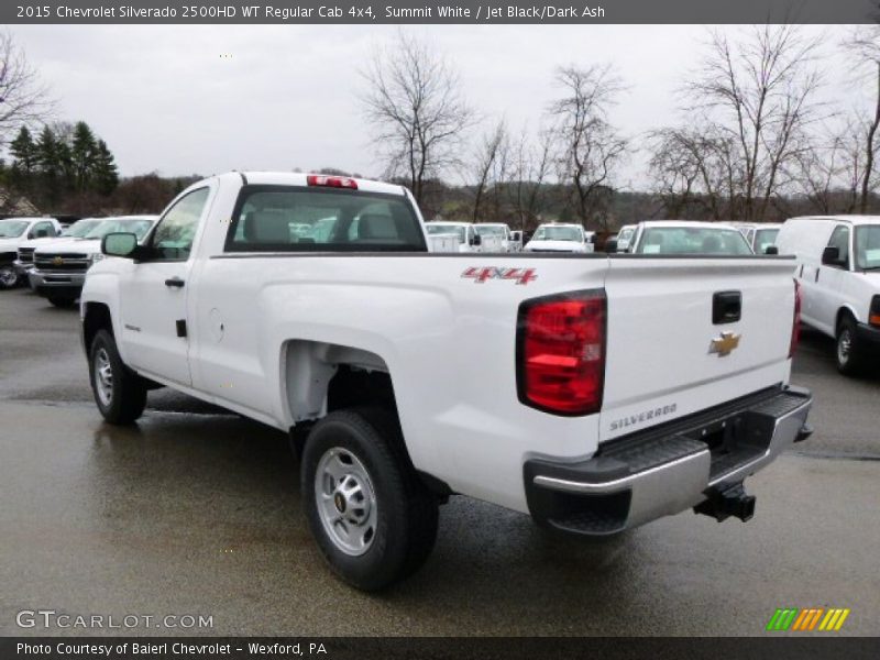 Summit White / Jet Black/Dark Ash 2015 Chevrolet Silverado 2500HD WT Regular Cab 4x4