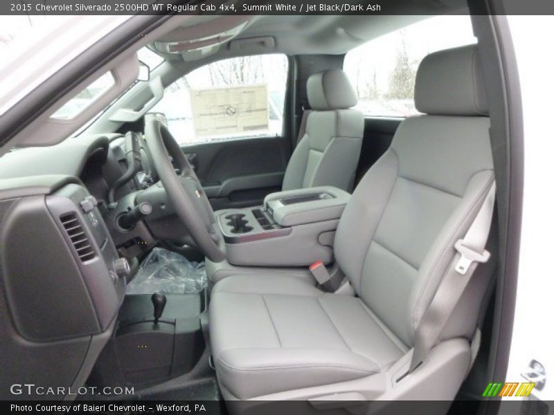 Front Seat of 2015 Silverado 2500HD WT Regular Cab 4x4