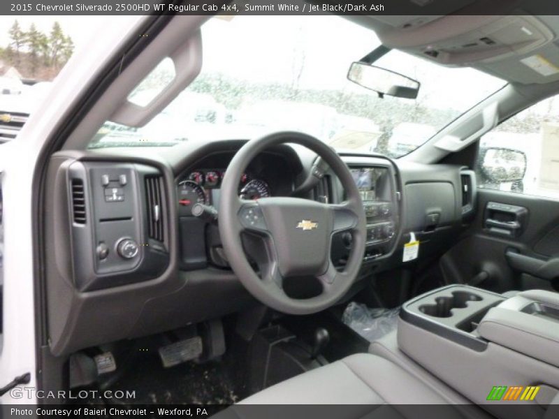 Summit White / Jet Black/Dark Ash 2015 Chevrolet Silverado 2500HD WT Regular Cab 4x4