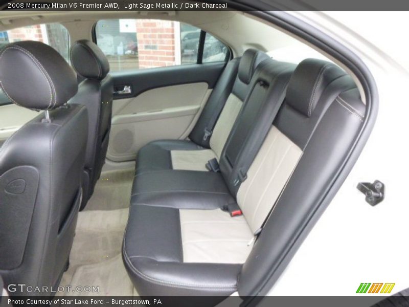 Light Sage Metallic / Dark Charcoal 2008 Mercury Milan V6 Premier AWD