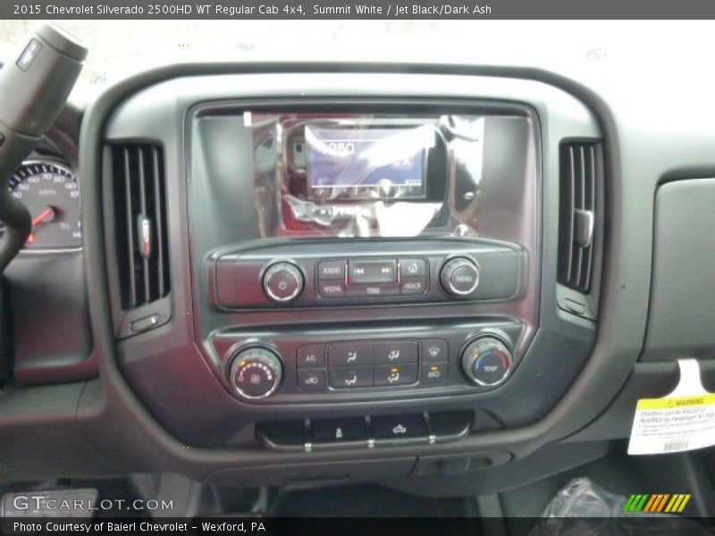 Summit White / Jet Black/Dark Ash 2015 Chevrolet Silverado 2500HD WT Regular Cab 4x4