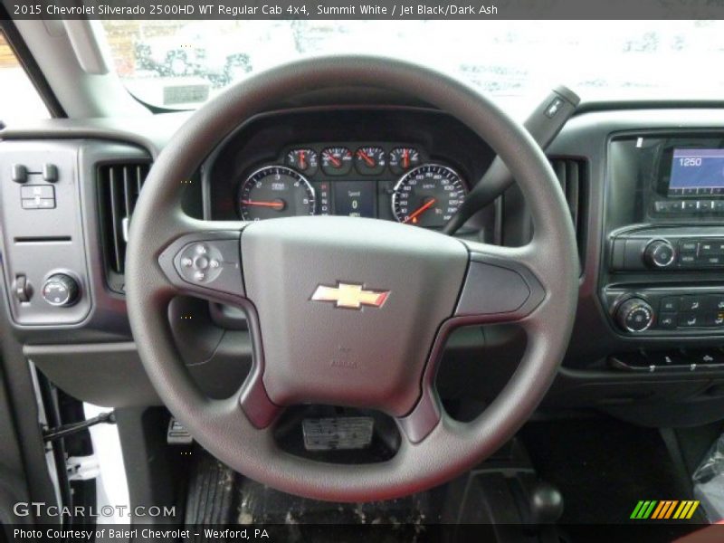 Summit White / Jet Black/Dark Ash 2015 Chevrolet Silverado 2500HD WT Regular Cab 4x4