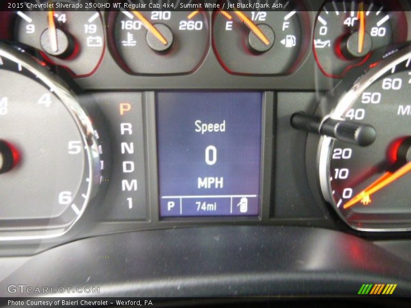 Summit White / Jet Black/Dark Ash 2015 Chevrolet Silverado 2500HD WT Regular Cab 4x4