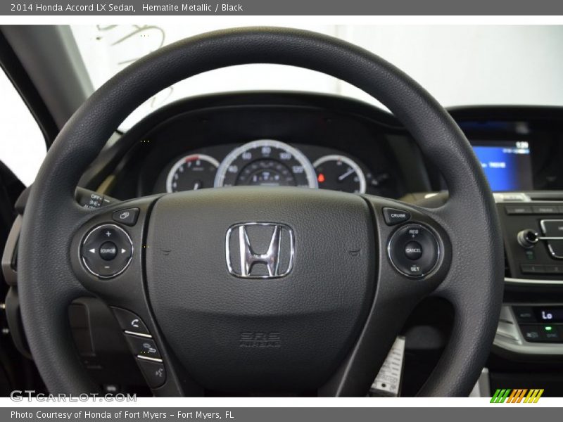 Hematite Metallic / Black 2014 Honda Accord LX Sedan