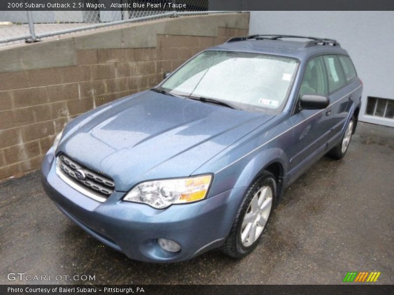 Atlantic Blue Pearl / Taupe 2006 Subaru Outback 2.5i Wagon