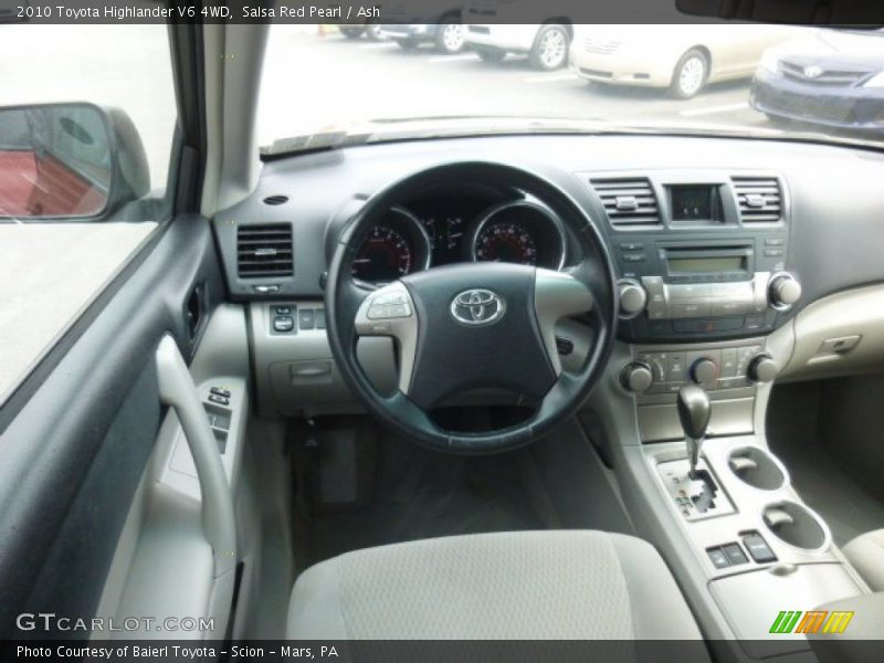 Salsa Red Pearl / Ash 2010 Toyota Highlander V6 4WD