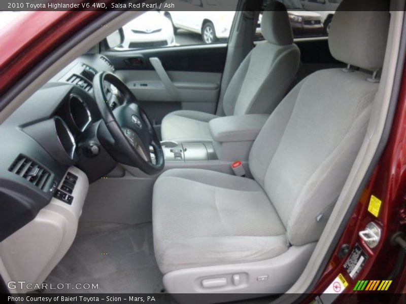 Salsa Red Pearl / Ash 2010 Toyota Highlander V6 4WD