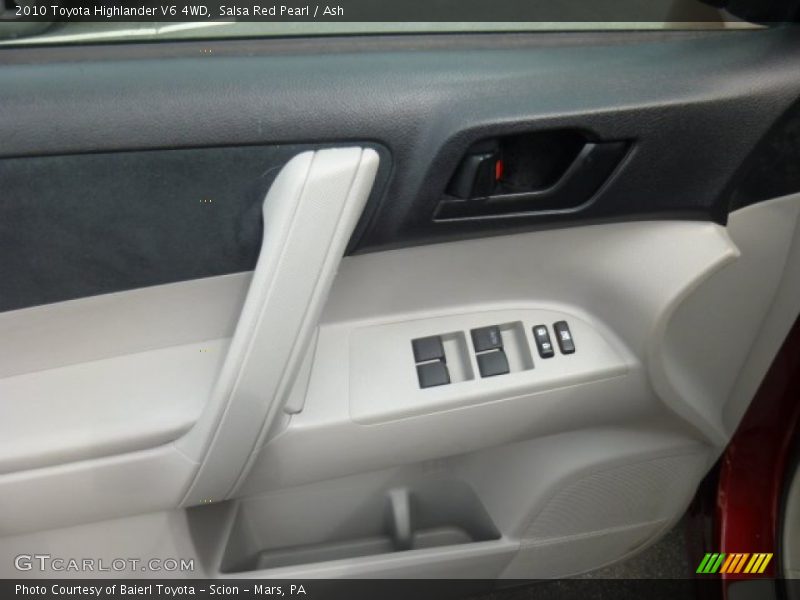 Salsa Red Pearl / Ash 2010 Toyota Highlander V6 4WD