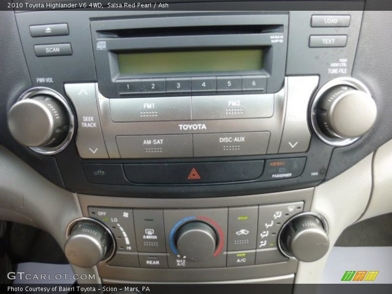 Salsa Red Pearl / Ash 2010 Toyota Highlander V6 4WD