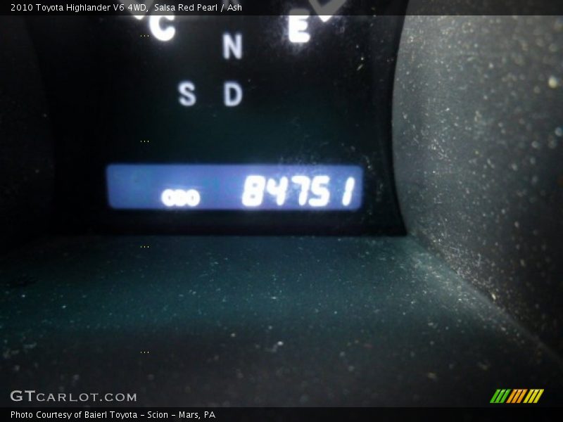 Salsa Red Pearl / Ash 2010 Toyota Highlander V6 4WD