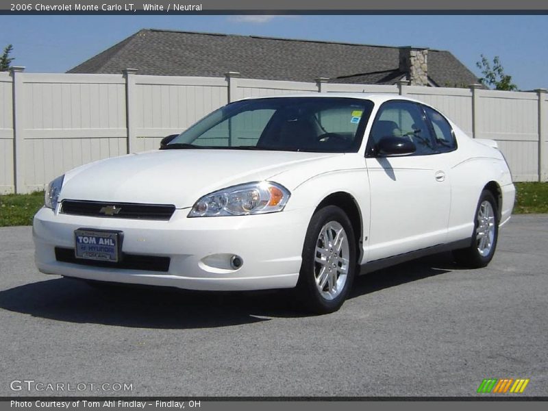 White / Neutral 2006 Chevrolet Monte Carlo LT