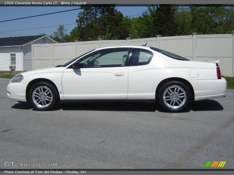 White / Neutral 2006 Chevrolet Monte Carlo LT