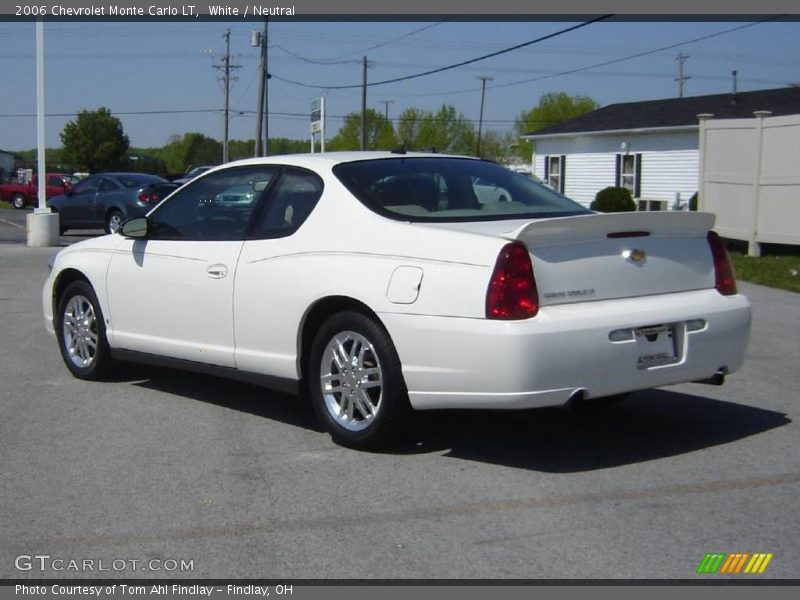 White / Neutral 2006 Chevrolet Monte Carlo LT