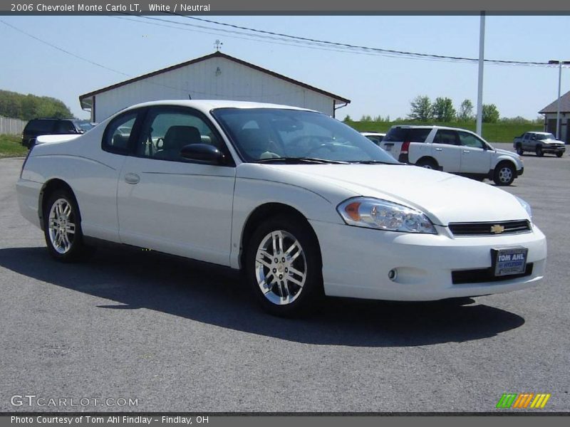White / Neutral 2006 Chevrolet Monte Carlo LT