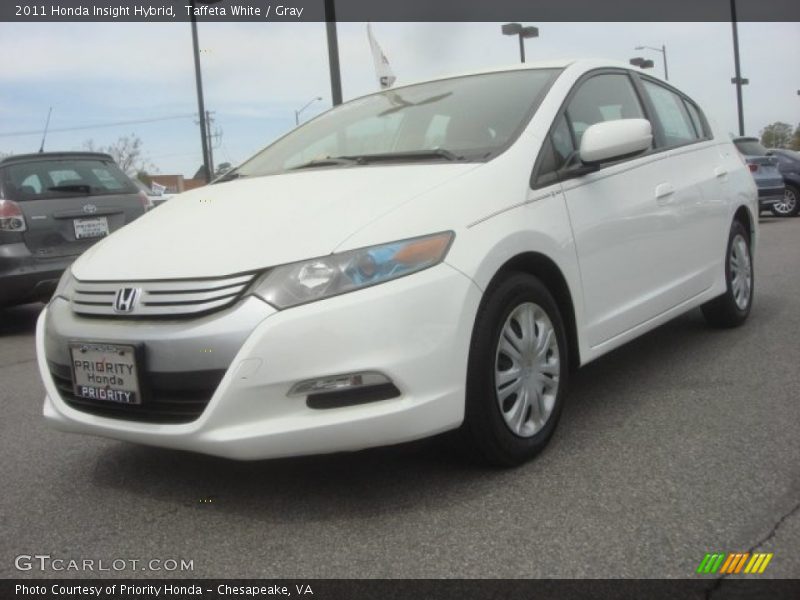 Taffeta White / Gray 2011 Honda Insight Hybrid