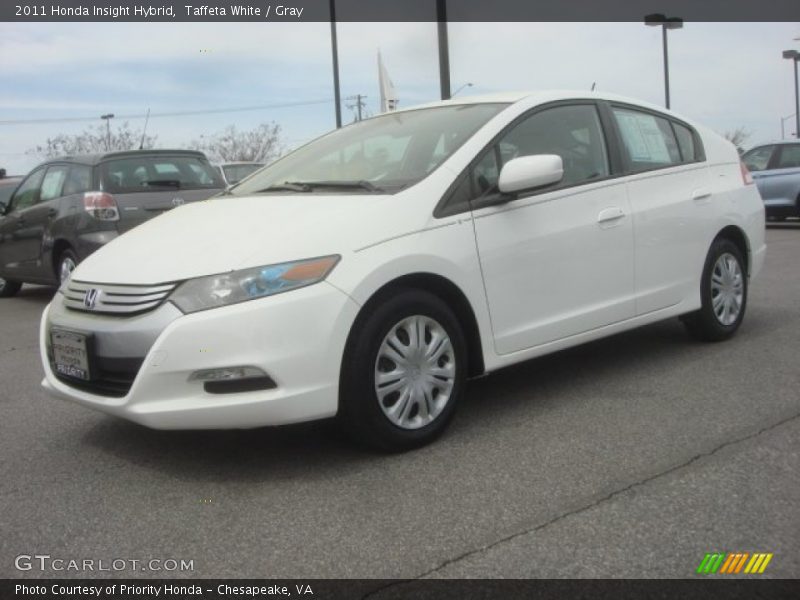 Taffeta White / Gray 2011 Honda Insight Hybrid