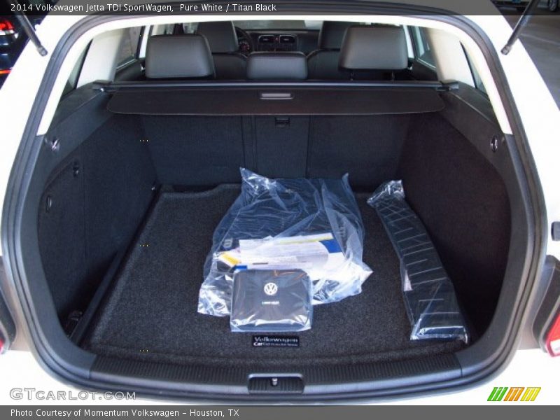 Pure White / Titan Black 2014 Volkswagen Jetta TDI SportWagen