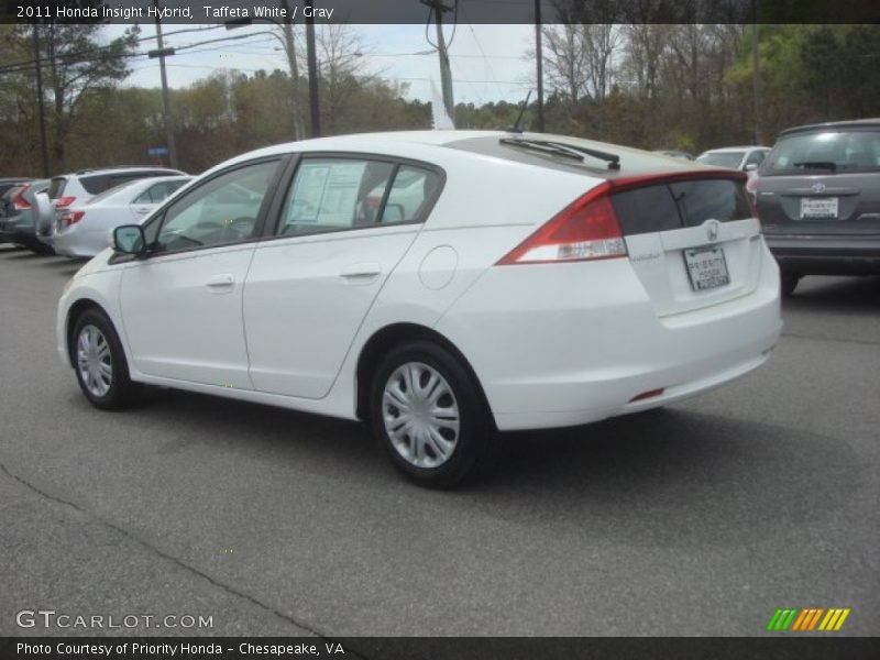 Taffeta White / Gray 2011 Honda Insight Hybrid