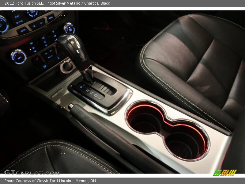Ingot Silver Metallic / Charcoal Black 2012 Ford Fusion SEL