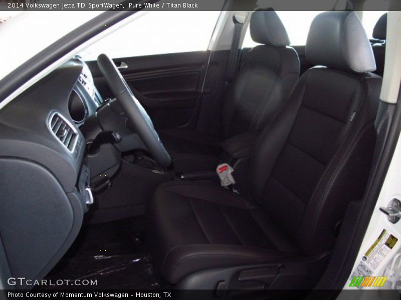 Pure White / Titan Black 2014 Volkswagen Jetta TDI SportWagen