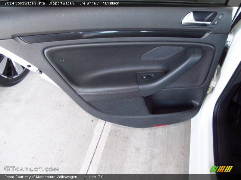Pure White / Titan Black 2014 Volkswagen Jetta TDI SportWagen