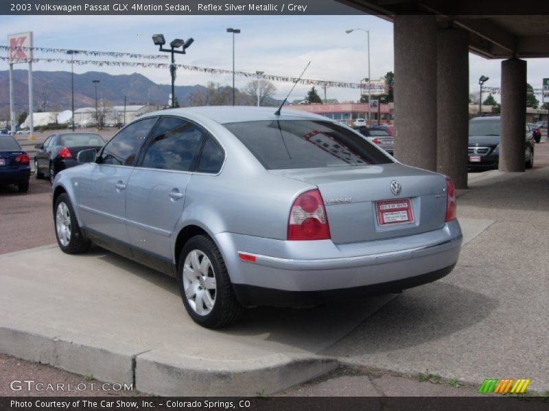 Reflex Silver Metallic / Grey 2003 Volkswagen Passat GLX 4Motion Sedan
