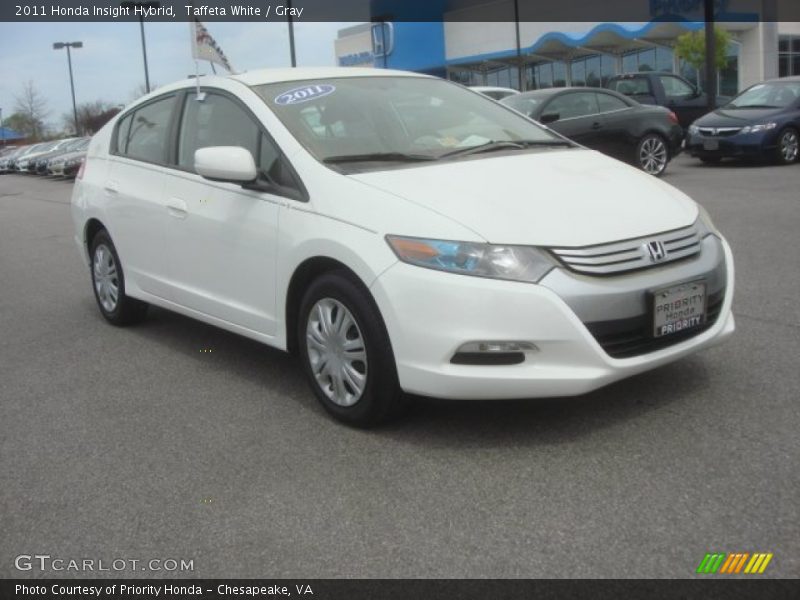 Taffeta White / Gray 2011 Honda Insight Hybrid