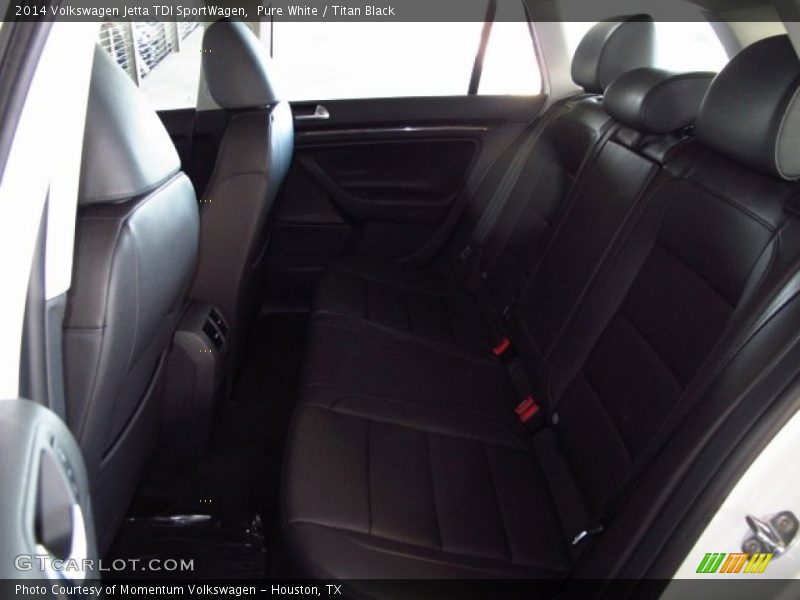 Pure White / Titan Black 2014 Volkswagen Jetta TDI SportWagen
