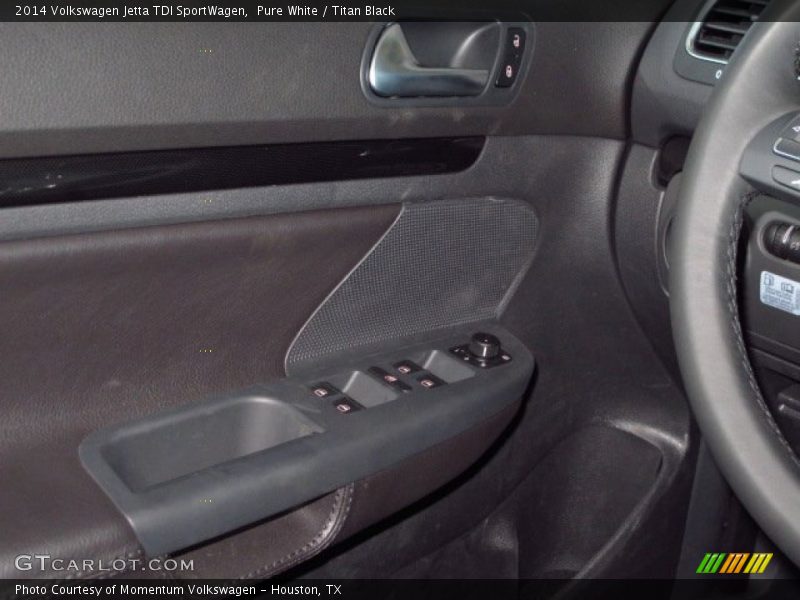 Pure White / Titan Black 2014 Volkswagen Jetta TDI SportWagen