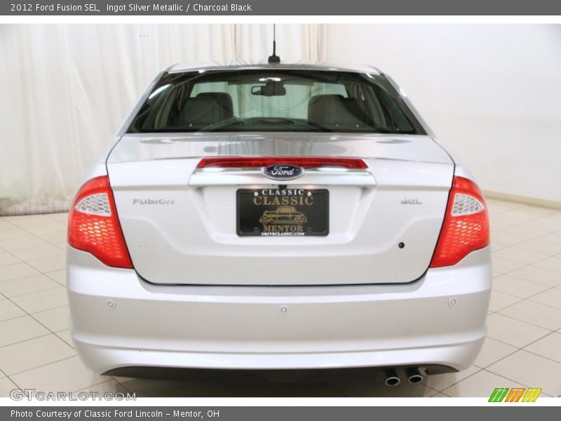 Ingot Silver Metallic / Charcoal Black 2012 Ford Fusion SEL