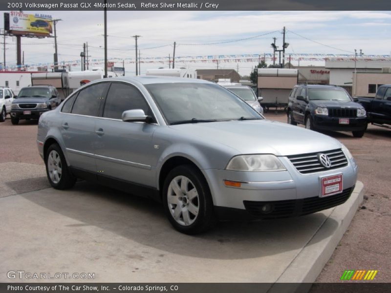 Reflex Silver Metallic / Grey 2003 Volkswagen Passat GLX 4Motion Sedan