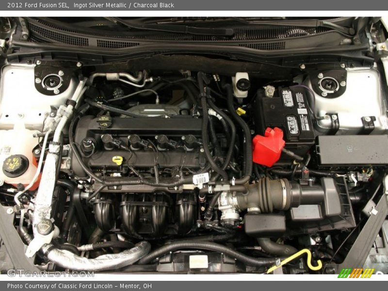 Ingot Silver Metallic / Charcoal Black 2012 Ford Fusion SEL