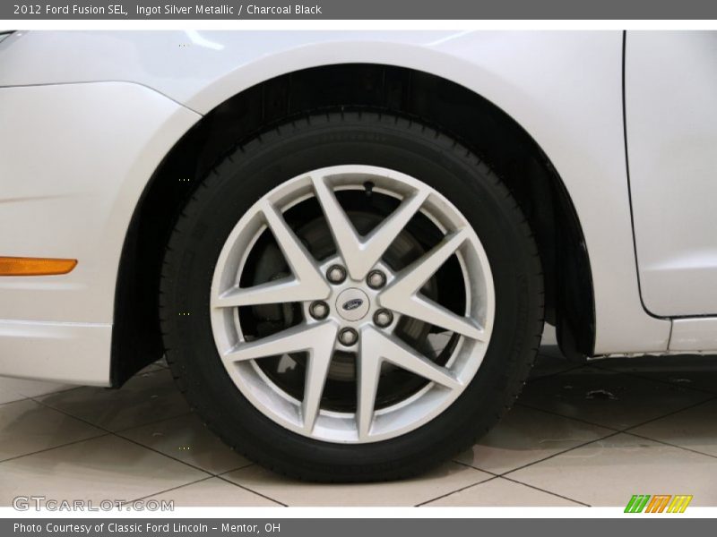 Ingot Silver Metallic / Charcoal Black 2012 Ford Fusion SEL