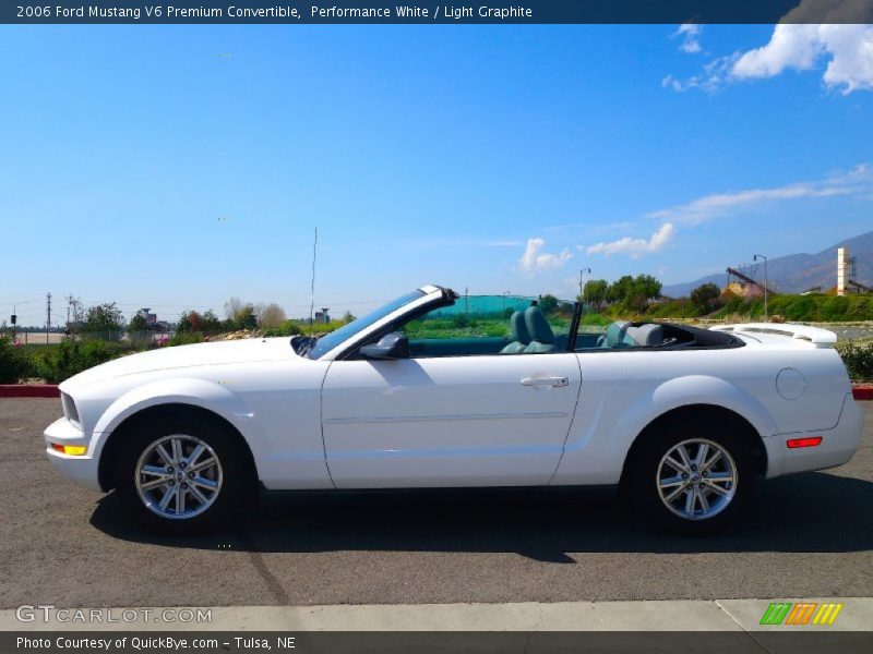 Performance White / Light Graphite 2006 Ford Mustang V6 Premium Convertible