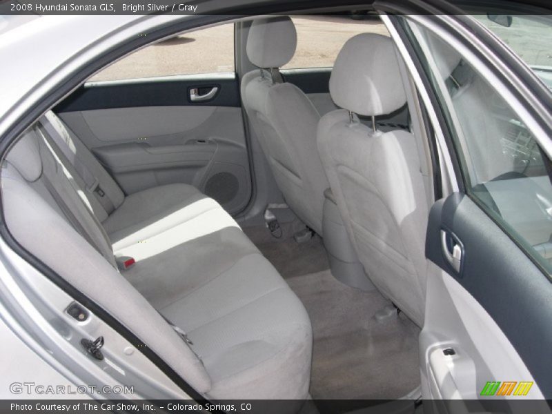 Bright Silver / Gray 2008 Hyundai Sonata GLS