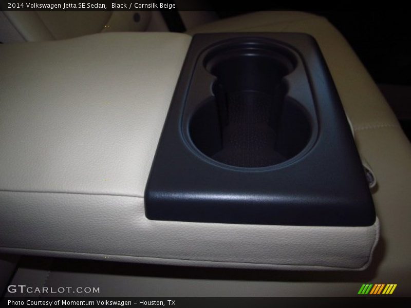 Black / Cornsilk Beige 2014 Volkswagen Jetta SE Sedan
