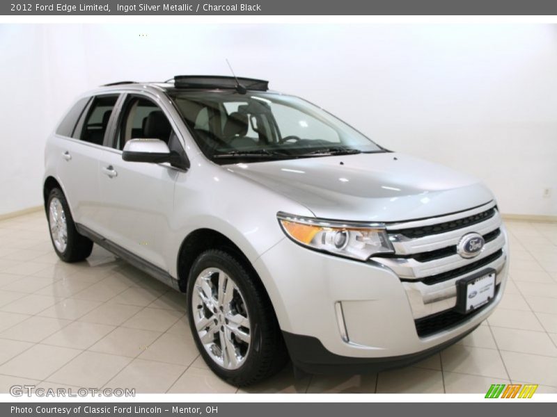 Ingot Silver Metallic / Charcoal Black 2012 Ford Edge Limited