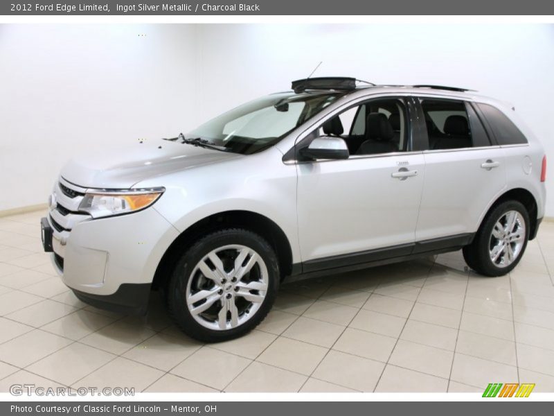 Ingot Silver Metallic / Charcoal Black 2012 Ford Edge Limited