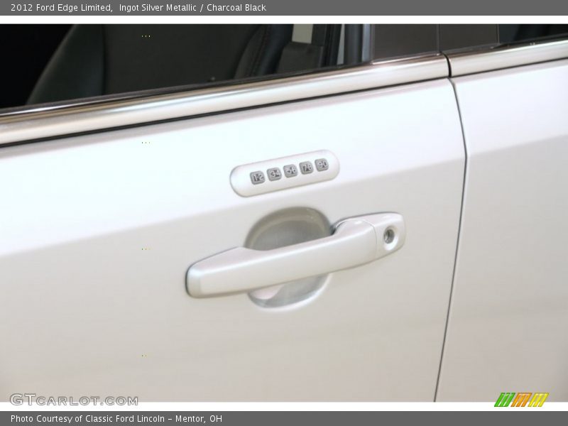 Ingot Silver Metallic / Charcoal Black 2012 Ford Edge Limited