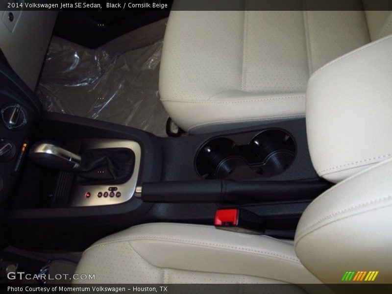 Black / Cornsilk Beige 2014 Volkswagen Jetta SE Sedan