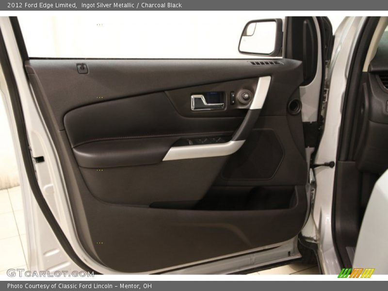 Ingot Silver Metallic / Charcoal Black 2012 Ford Edge Limited