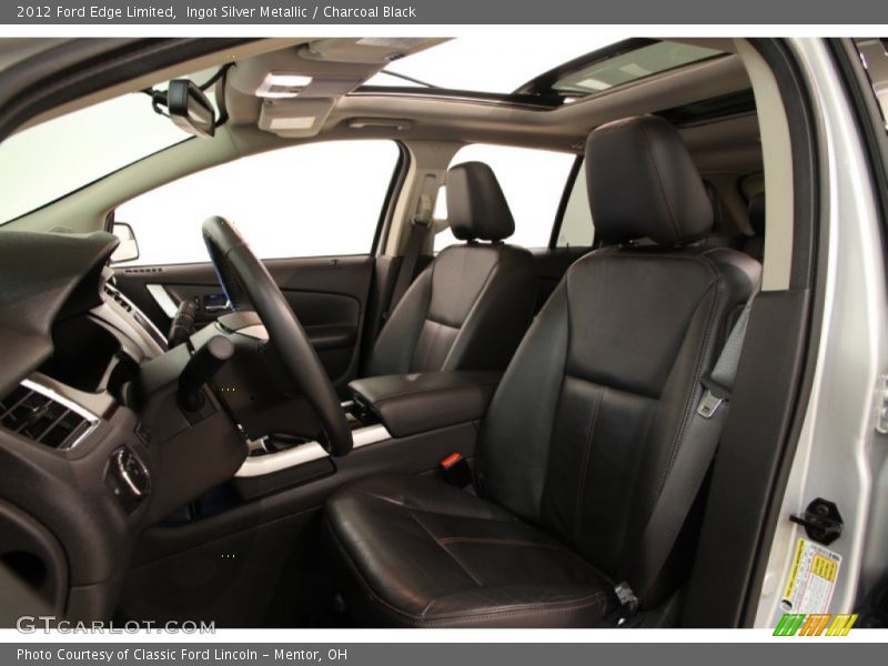 Ingot Silver Metallic / Charcoal Black 2012 Ford Edge Limited