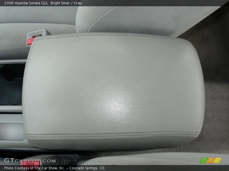 Bright Silver / Gray 2008 Hyundai Sonata GLS