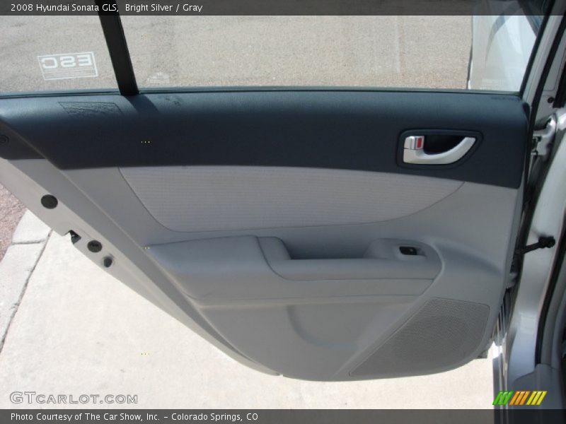 Bright Silver / Gray 2008 Hyundai Sonata GLS