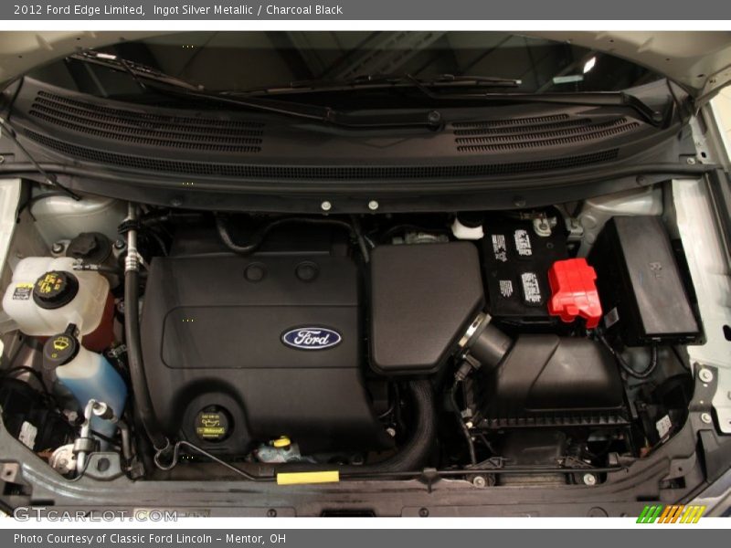 Ingot Silver Metallic / Charcoal Black 2012 Ford Edge Limited
