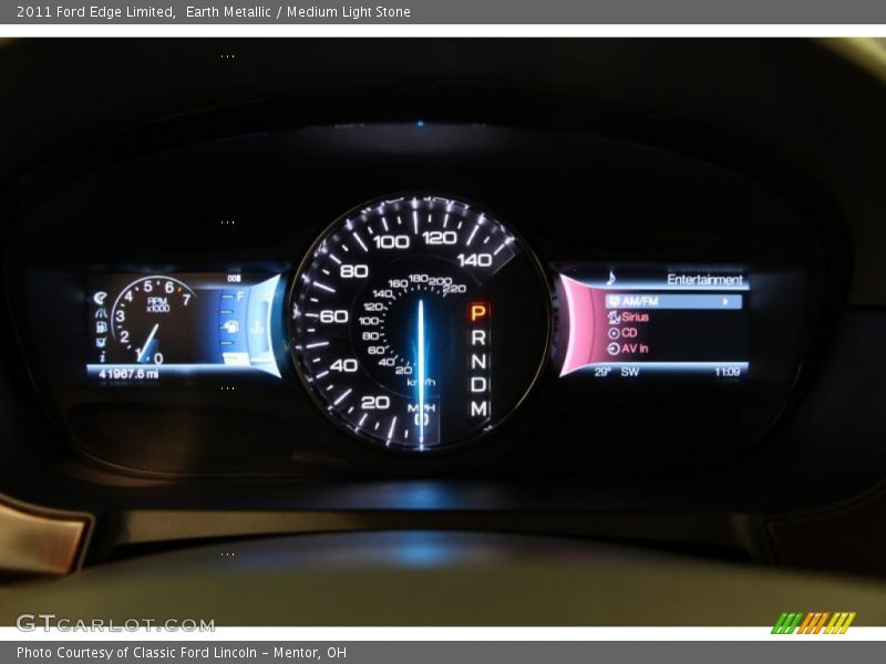 Earth Metallic / Medium Light Stone 2011 Ford Edge Limited