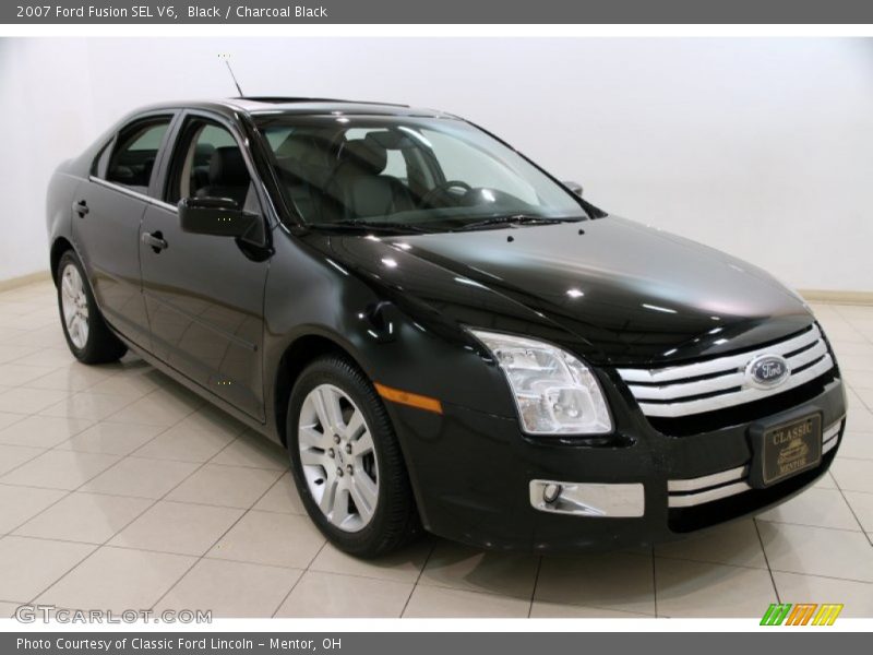 Black / Charcoal Black 2007 Ford Fusion SEL V6